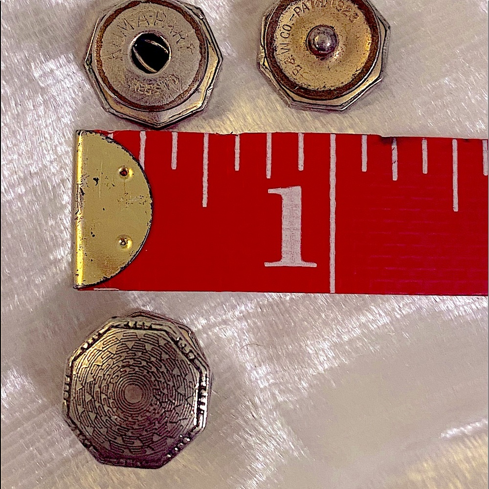 Antique Silver French cuff links